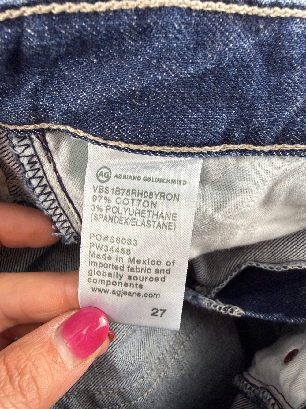 AG Adriano Goldschmied Alexxis Boot High Rise Vintage Fit Jeans Women's 27 - Picture 10 of 10